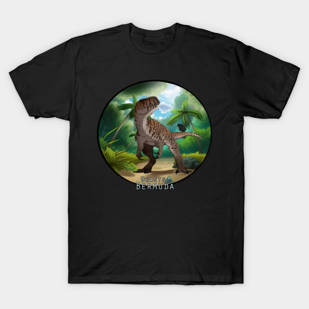 Beasts of Bermuda - Megalosaurus by Kelskora T-Shirt by BeastsofBermuda